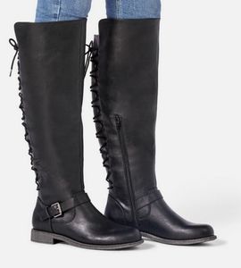 Women's Corset-Back Boots